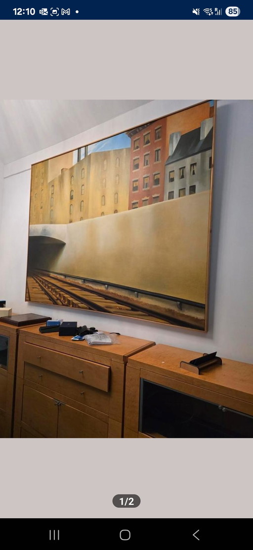Schilderij Edward hopper stijl