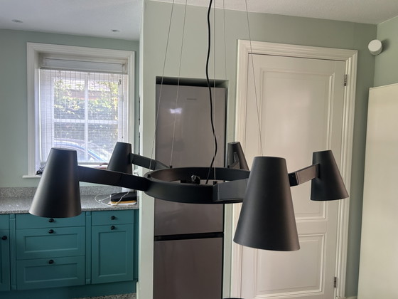 Image 1 of it’s about RoMi Biarritz Chandelier 5-arm – matte black