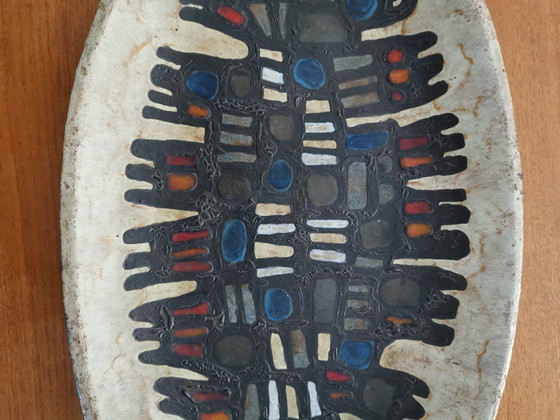Imposante Keramische Schaal - Atelier Perignem – Schalen, Ceramic (photo 3 of 11)