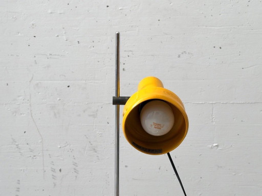 Vintage Stralux SZ 21 Table lamp – Yellow / Chrome, Space Age Design
