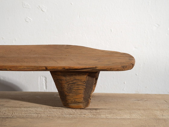 Antique pine wood side table, Central Europe, circa 1900, Coffee tables, Brown, Rustic (photo 18 of 21)