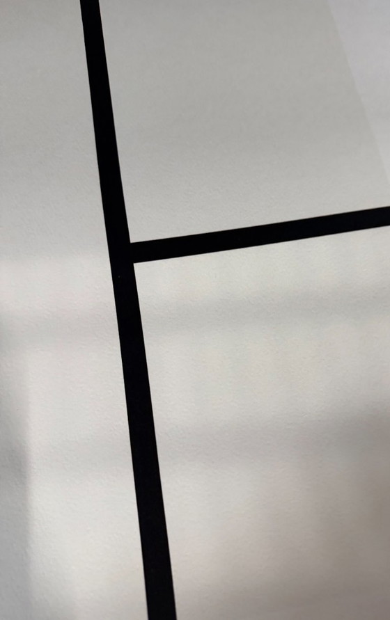 Image 1 of Piet Modrian (1872-1944), "Composition (Blanc et Bleu)", 1936, copyright Modrian/Holtzman Trust, Printed in Italy