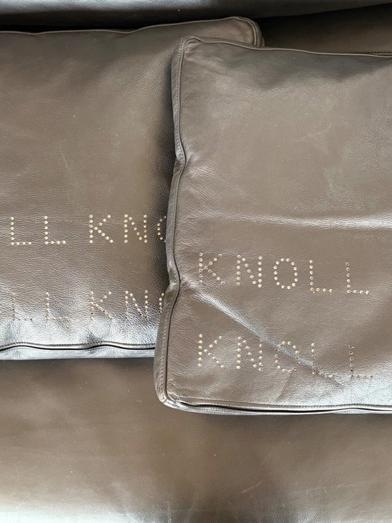 Image 1 of Walter Knoll design leren bank