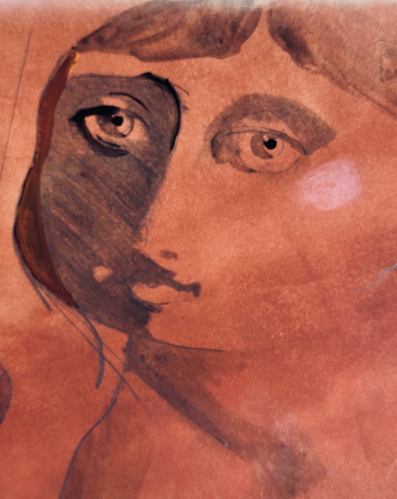 Image 1 of Robert Detheux, dipinto raro del 1962