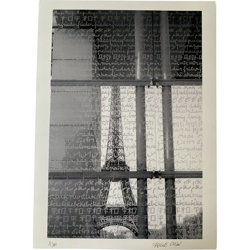 Vintage-Foto des Eiffelturms von Fabrice Vallon, 2007