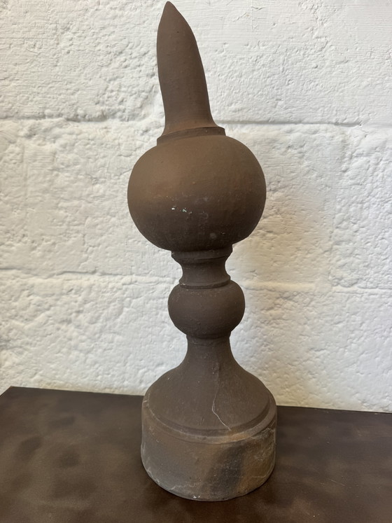 Image 1 of Antique terracotta ridge tile