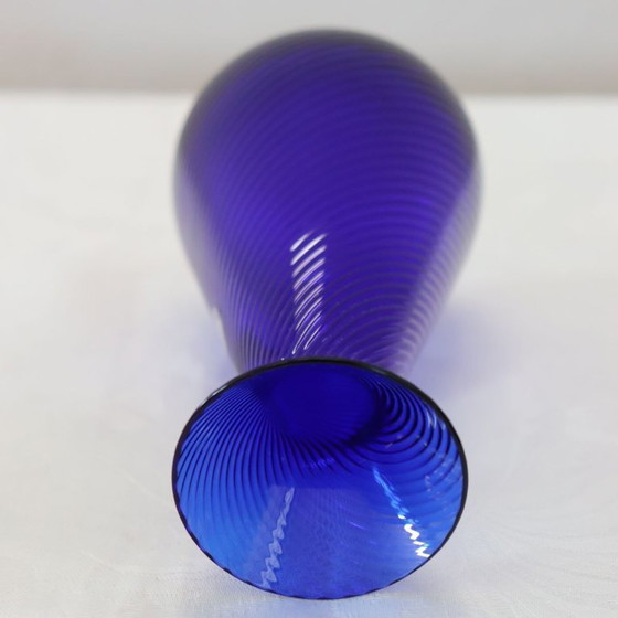 Image 1 of Small Murano Glass Vase Signed Venini 2012 with Original Label, set of 3