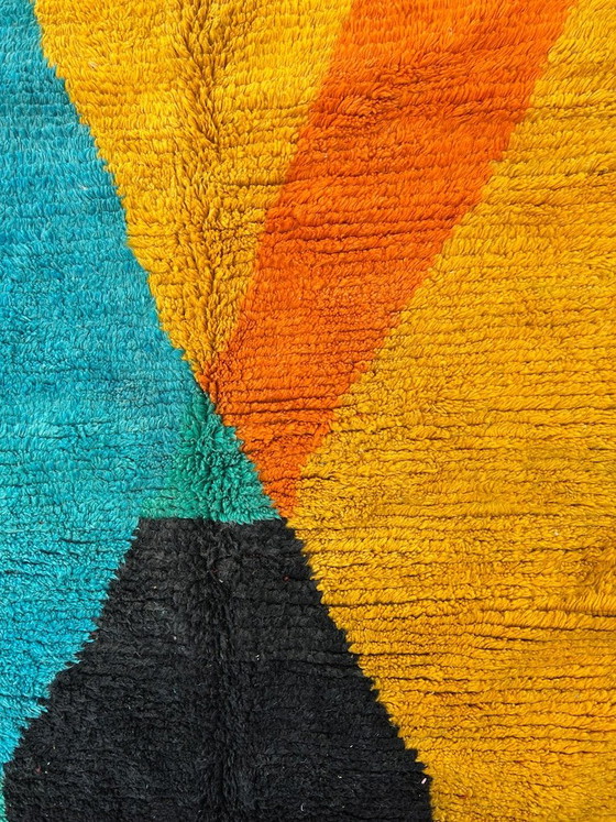 Kleurrijk Handgemaakt Berber Vloerkleed 150/250cm – Vloerkleden en tapijten, Wool (photo 5 of 10)