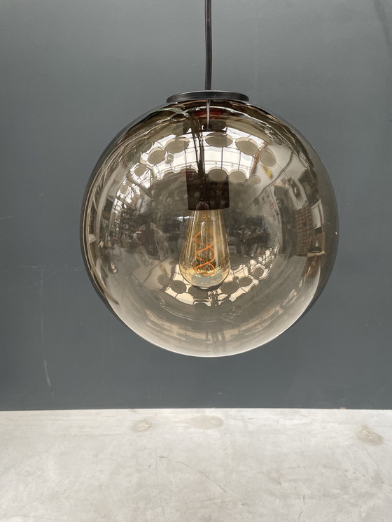 Image 1 of Rookglazen Schullampen, 70er Jahre