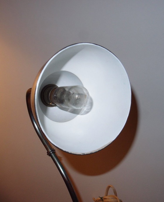 Image 1 of Art Deco Articulated Gooseneck Desk Lamp