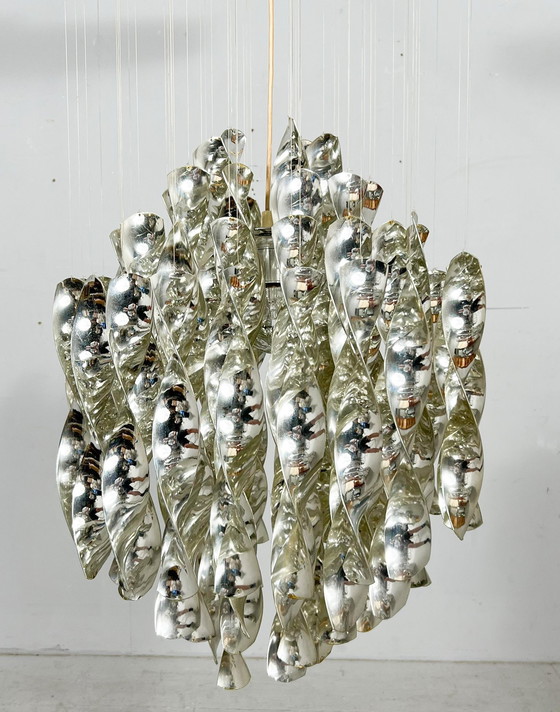 Image 1 of Lampada da soffitto a spirale di Verner Panton per Lüber AG, modello SP1, Germania, anni '70.