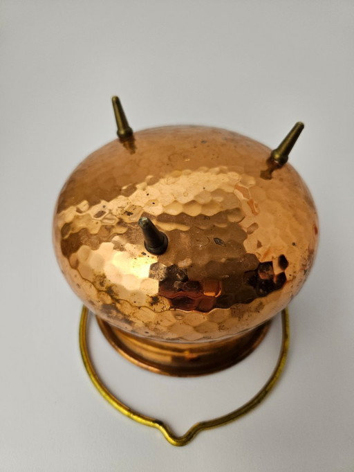 Patinated Vintage Hammered Brass Cachepot | Plant Pot | Planter | Plant Holder | Jardiniere