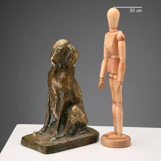 Bronze Dog by Paolo Petrovitch Troubetzkoy