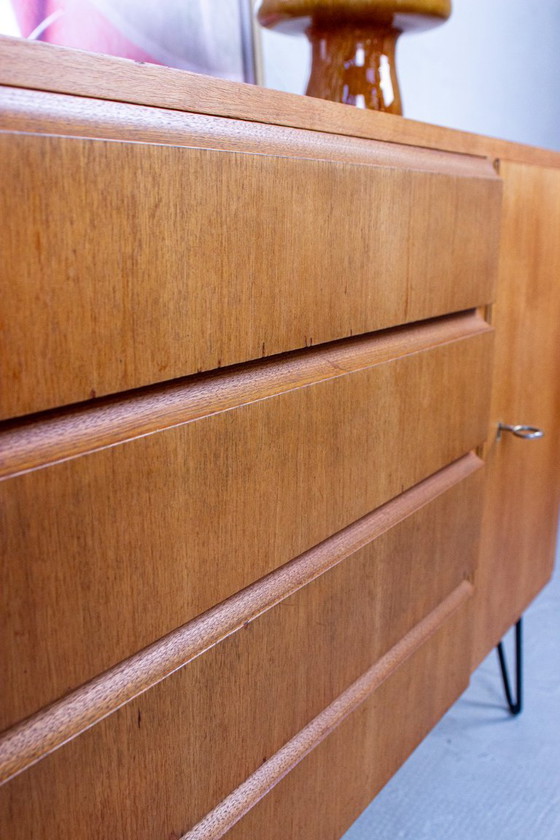 Image 1 of Cassettiera/credenza vintage in teak, stile danese, metà del secolo scorso, anni '60.