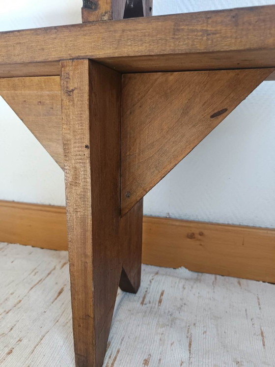 Image 1 of 2 rustikale Holzbänke für den Bauernhof