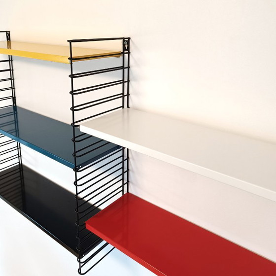 Tomado Wall Unit With Metal Shelves By A. Dekker – Shelving unit, Vintage (photo 6 of 7)