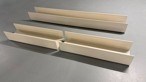 3x Walter Wirz Wall Shelves Wilhelm Renz Germany 1965 – wandkast, Wood (photo 2 of 7)