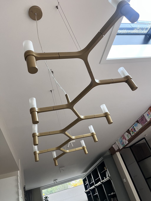 Nemo crown planar GOLD linear 10 lamps 