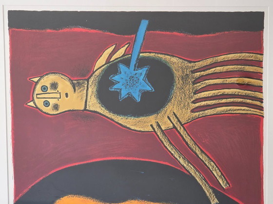 Image 1 of Corneille - Le grand Oiseau Du Desert & Le Reine Des Sables - 24/200 - 1999 - Firmado a mano