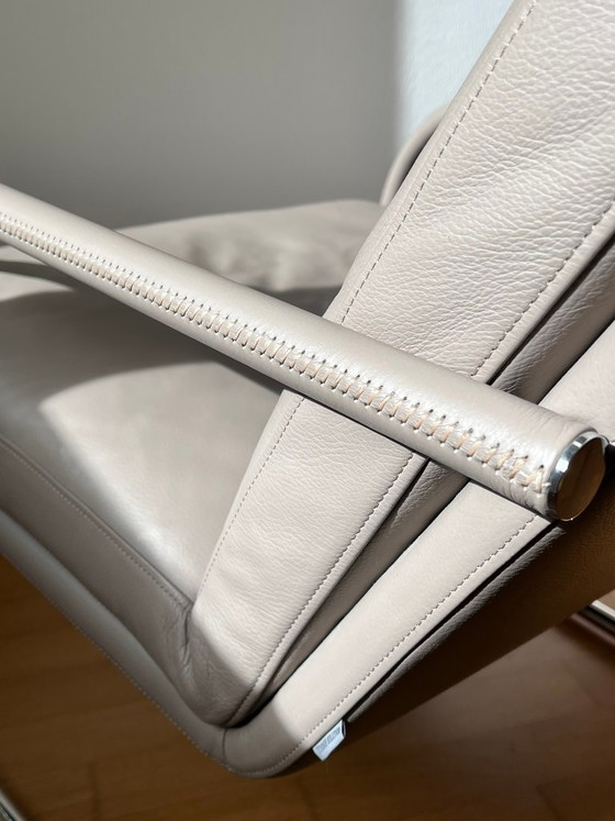 Image 1 of Walter-Knoll Lounge-Sessel "George" mit zugehörigem Hocker