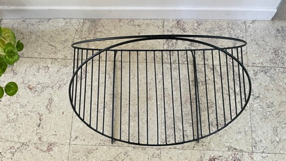 Vintage Magazine Rack Log Holder – Metal (photo 15 of 44)