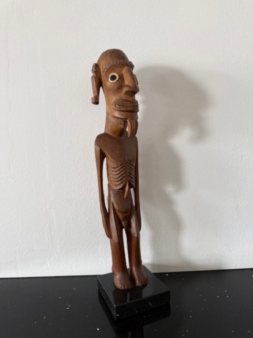 Moai Kava-Kava dell'Isola di Pasqua – beeldhouwkunst, Wood