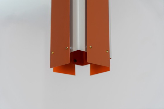 Image 1 of Impresionante par de lámparas colgantes de Lyfa (Dinamarca, años 60).