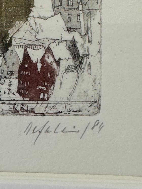 Image 1 of Alexander Befelein, original color etching, 1984, 2/150
