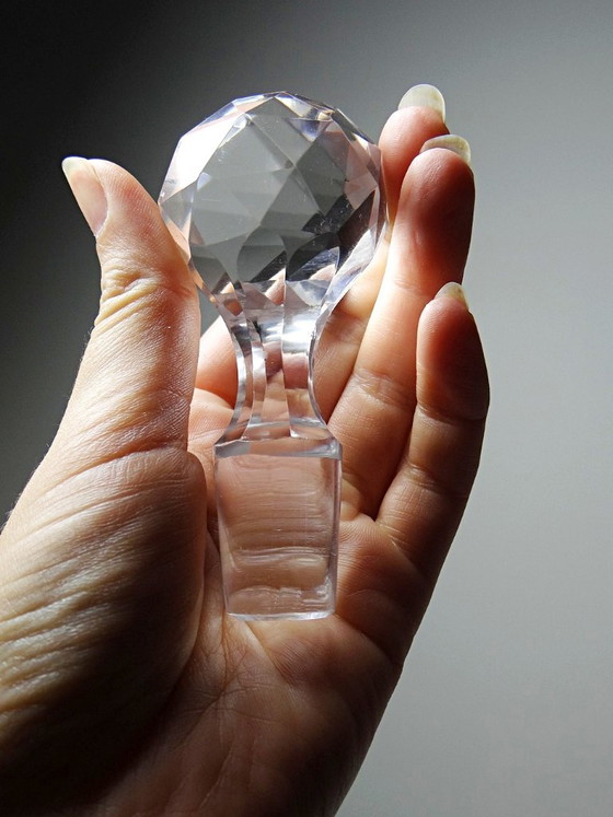 Antike gravierte Kristallkaraffe aus Nancy, ca. 1920-1930 – Gläser & Karaffe, Crystal (photo 6 of 12)