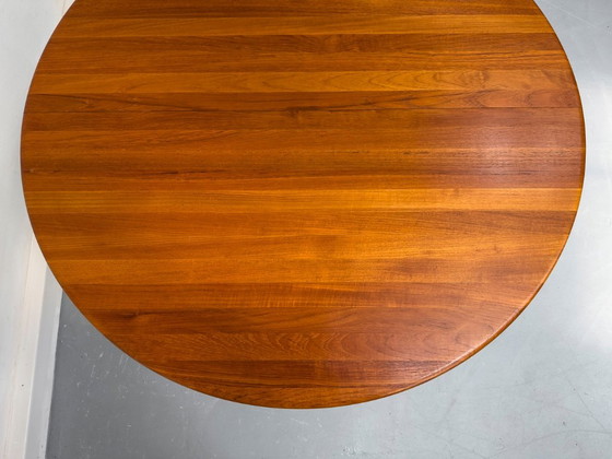 Vintage Teak Round Table – glostrup, Dining tables, Wood (photo 15 of 19)