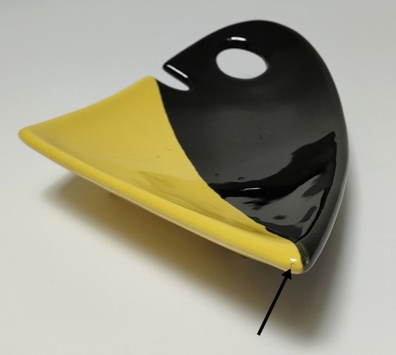 Image 1 of Vassoio portaoggetti antropomorfo in ceramica degli anni '50