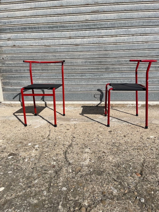Image 1 of Chaises de café vintage de Philip Starck pour Baleri Italia