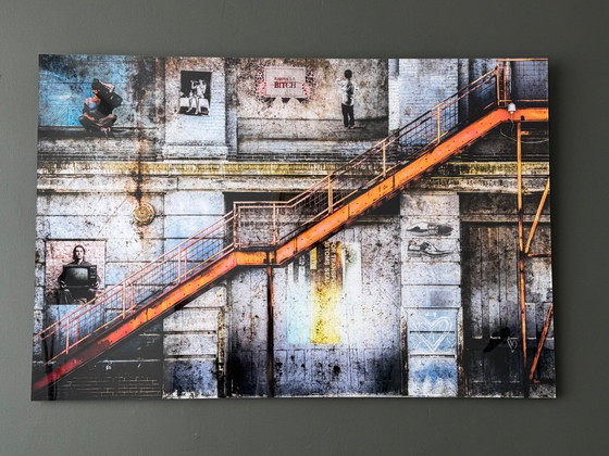 Image 1 of Alain Delvoye The Wall 120x80 plexiglás edición limitada