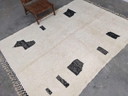 Beni Ourain Tapis Marocain Fait Main Traditionnelle 2,5/2,5 M