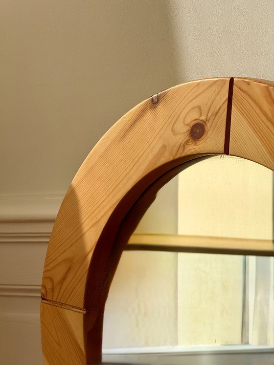 Espejo redondo de madera natural – Glass, Wood (photo 4 of 8)