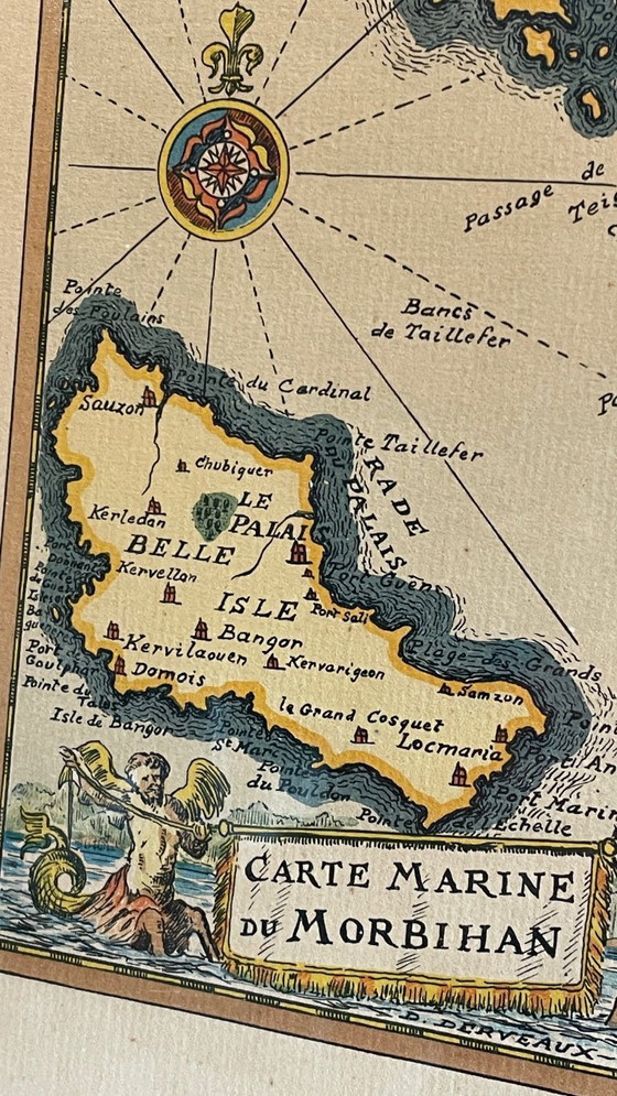 Image 1 of Vintage Atlantic OCEAN GOLD SCHEDA PIEGATA