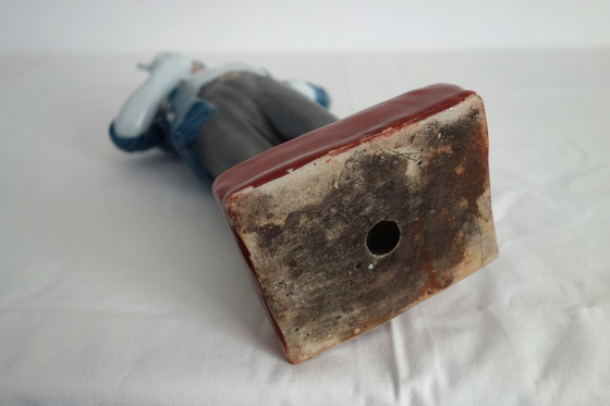 Image 1 of Statue figurine ouvrier propagande Révolution culturelle chinoise