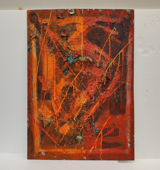 Image 1 of Peinture vintage sur plaque de métal de Valladolid Antonio García Tola
