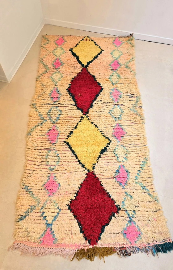 Tappeto Boucherouite 225x105cm – Tappeti, Wool, Cotton, Scandinavian (photo 4 of 8)