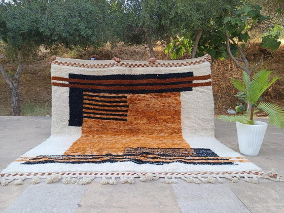 Image 1 of Tapis marocain en laine natural 250cmx200cm