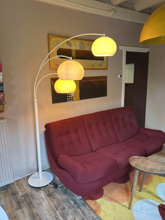 Lampada a fungo vintage Dijkstra con 3 bracci – Lampade da terra, Metallo, Plastica (photo 2 of 5)