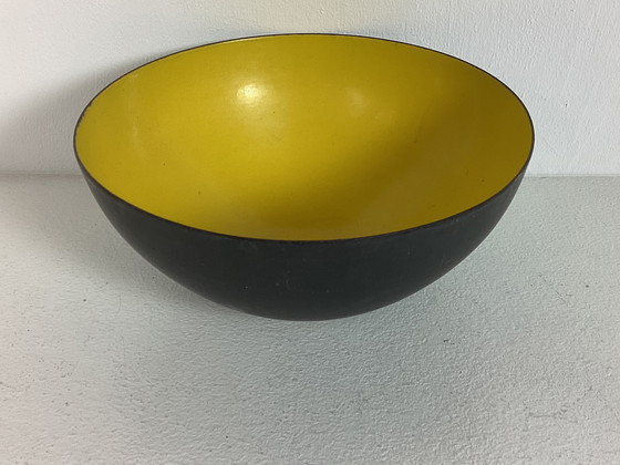 Image 1 of Sehr große Krenit-Schale schwarz-gelb