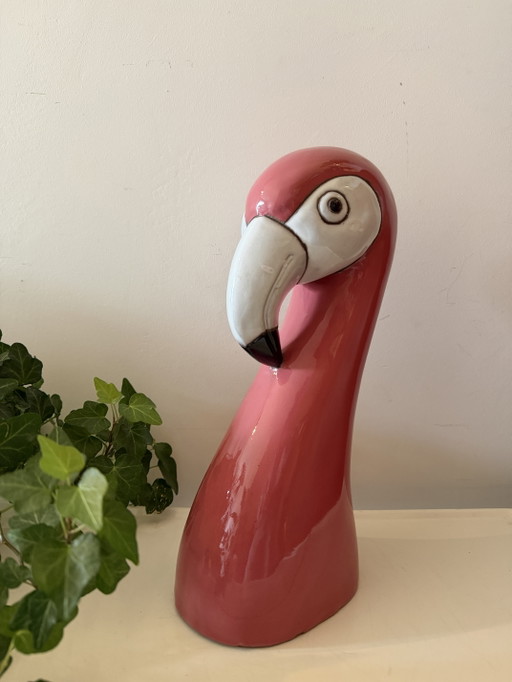 Flamingo-Statue aus den 1980er Jahren
