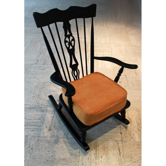 Image 1 of Vintage Windsor rocking chair, English