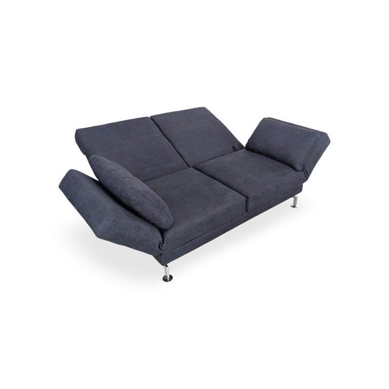 Image 1 of Originele Brühl Moule Sofa, tweezitsbank, zwart design.