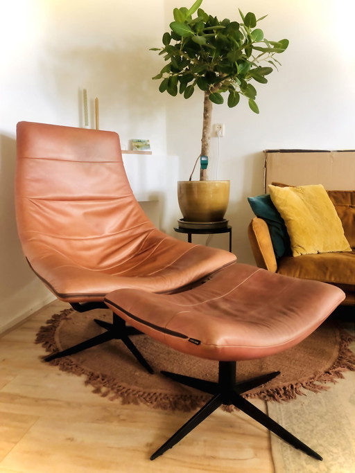 Turner Bodilson armchair + footstool