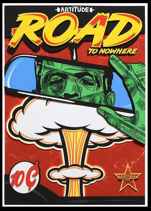 R.F.ART - Road to Nowhere, 2021 - 3D construction - unsigned