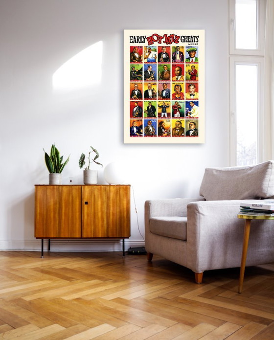 Robert Crumb - "Early Hot Jazz Greats" - Poster 50 x 70 cm – Paper (photo 6 of 7)