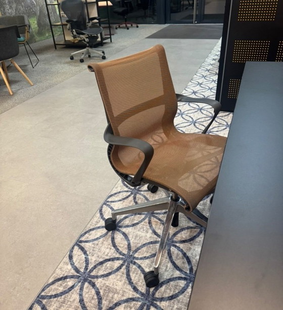 Image 1 of 6x Herman Miller Setu Stoel – Mango (Refurbished)
