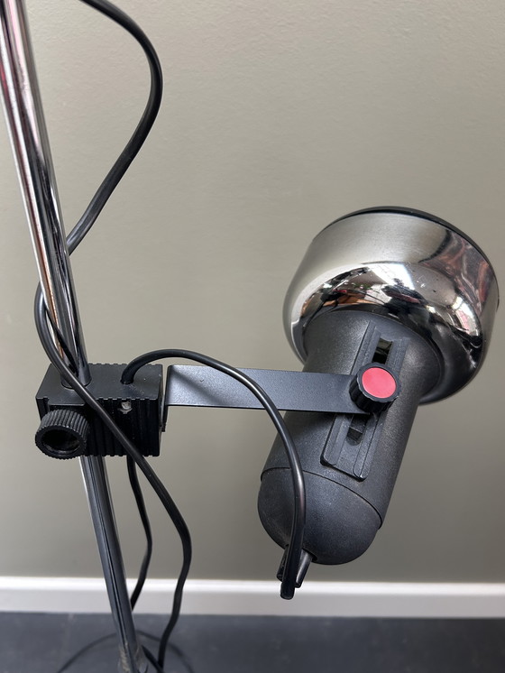 Image 1 of Lampada da terra dal design vintage con due faretti